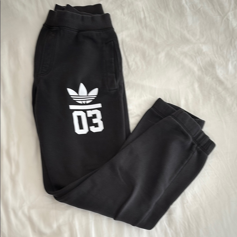 Adidas Kids Black Jogger Pants